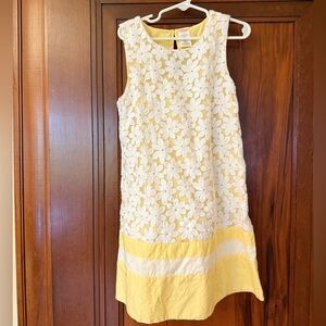 Yellow And White Daisy Dress